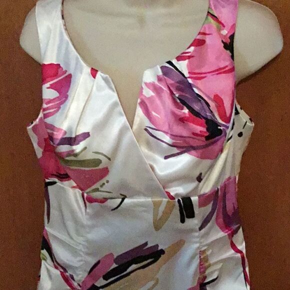 Ladies sleeveless tropical 🐠 dress in size 10 - Picture 1 of 8